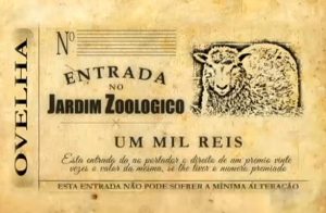 Ingresso do zoológico no Rio de Janeiro que inventou o jogo do bicho