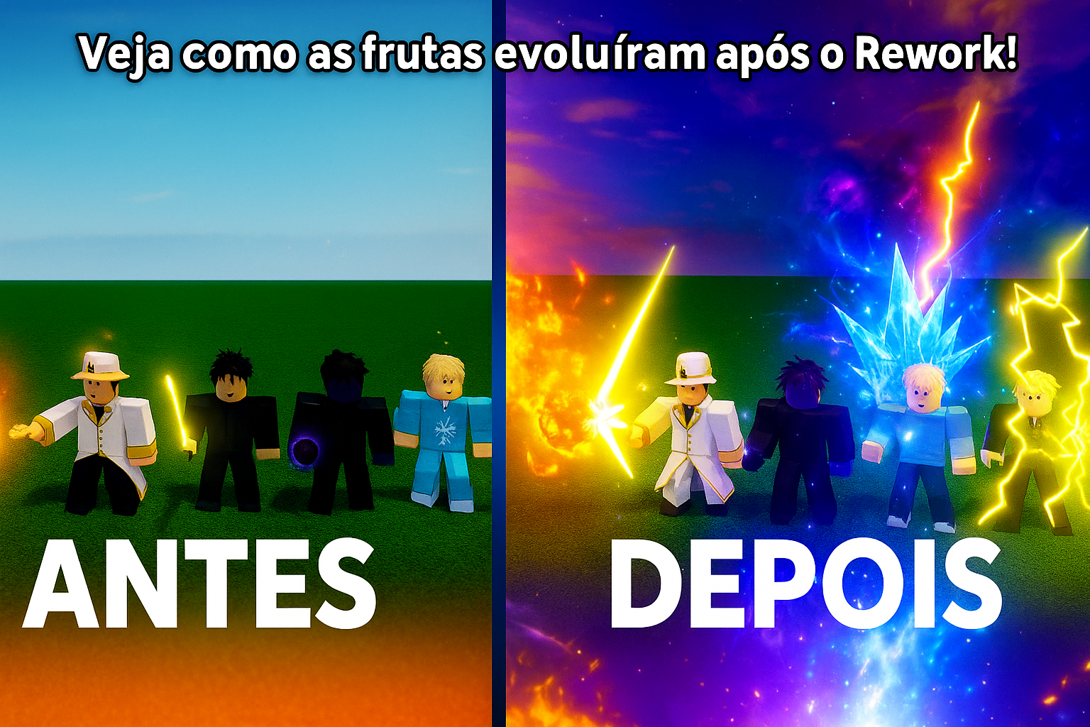 Top 5 Raças e reworks de Blox Fruits