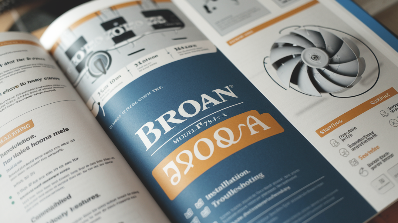  Broan Model F784-A Manual: Expert Tips for Optimal Performance, Easy Installation, and Long-Lasting Durability