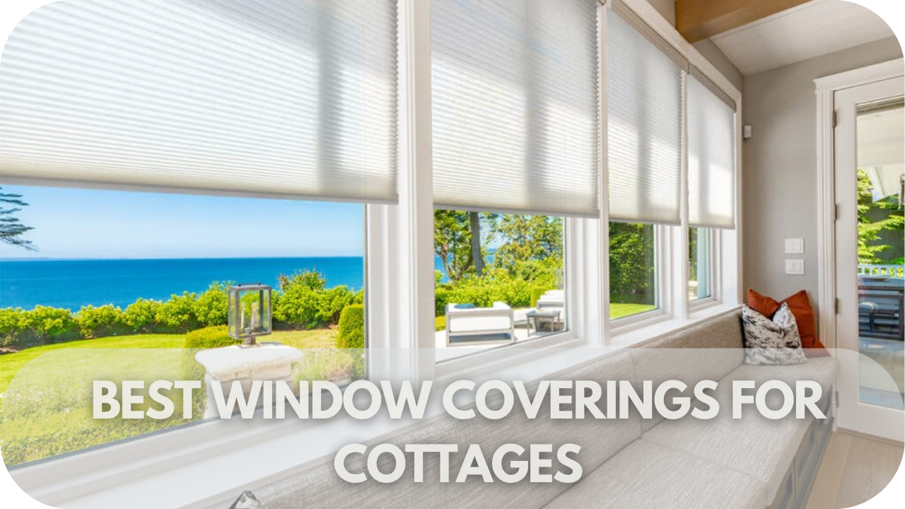 Top window coverings for cottage style