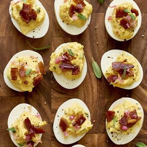 Thanksgiving Deviled Eggs