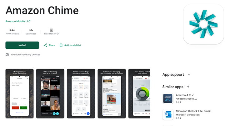 Download and Install Amazon Chime