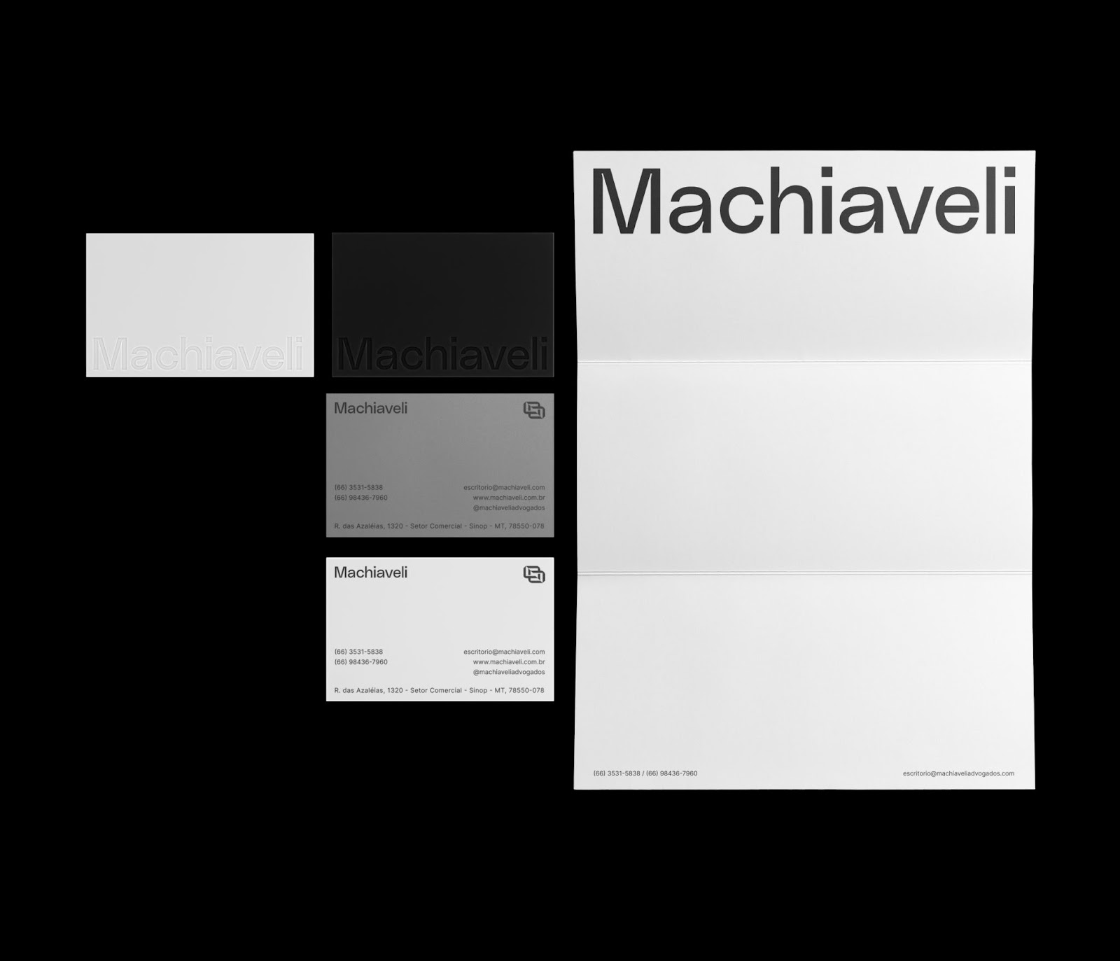 Artifact from the Machiaveli Law Firm: Branding and Visual Identity Redefined article on Abduzeedo