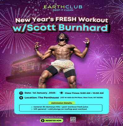 EarthClub has a New Year’s launch to make you Feel the Burn Hard