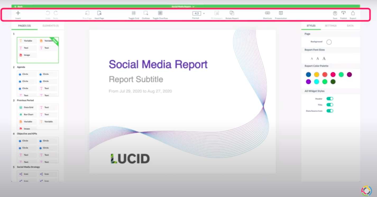 social media report