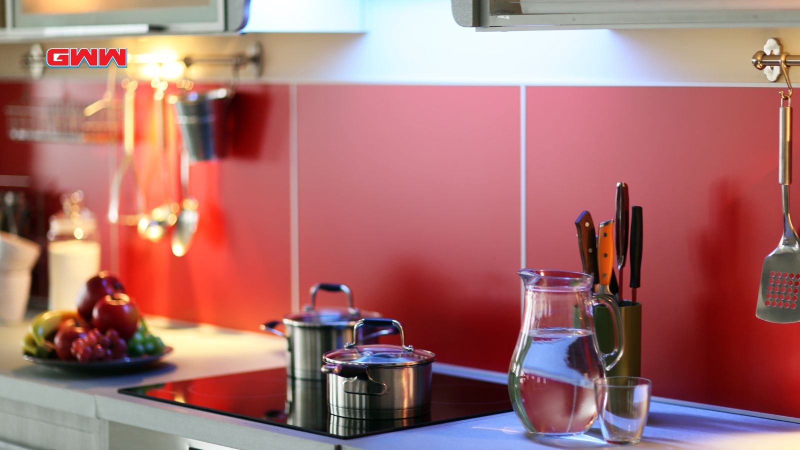 Modern Kitchen Interior with Stove