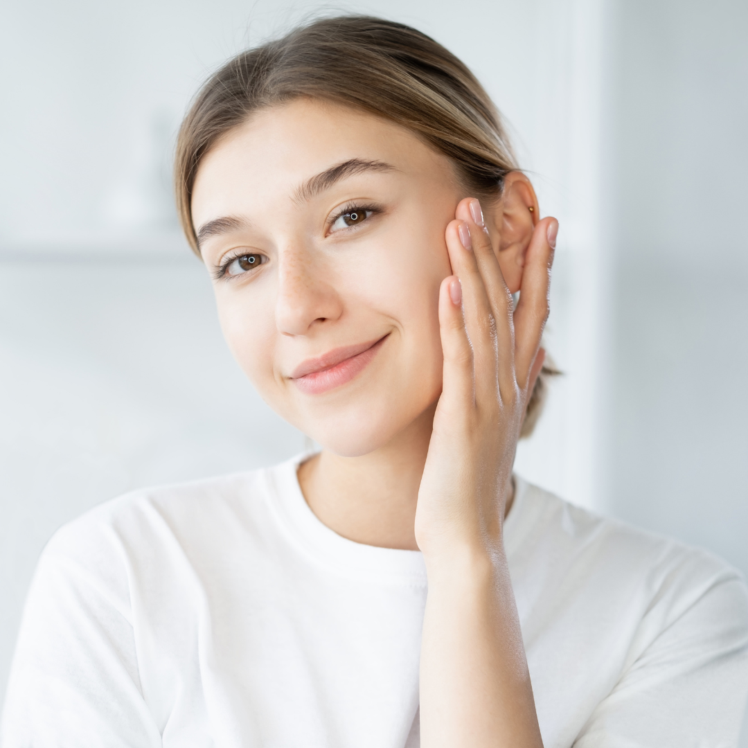 woman smiling