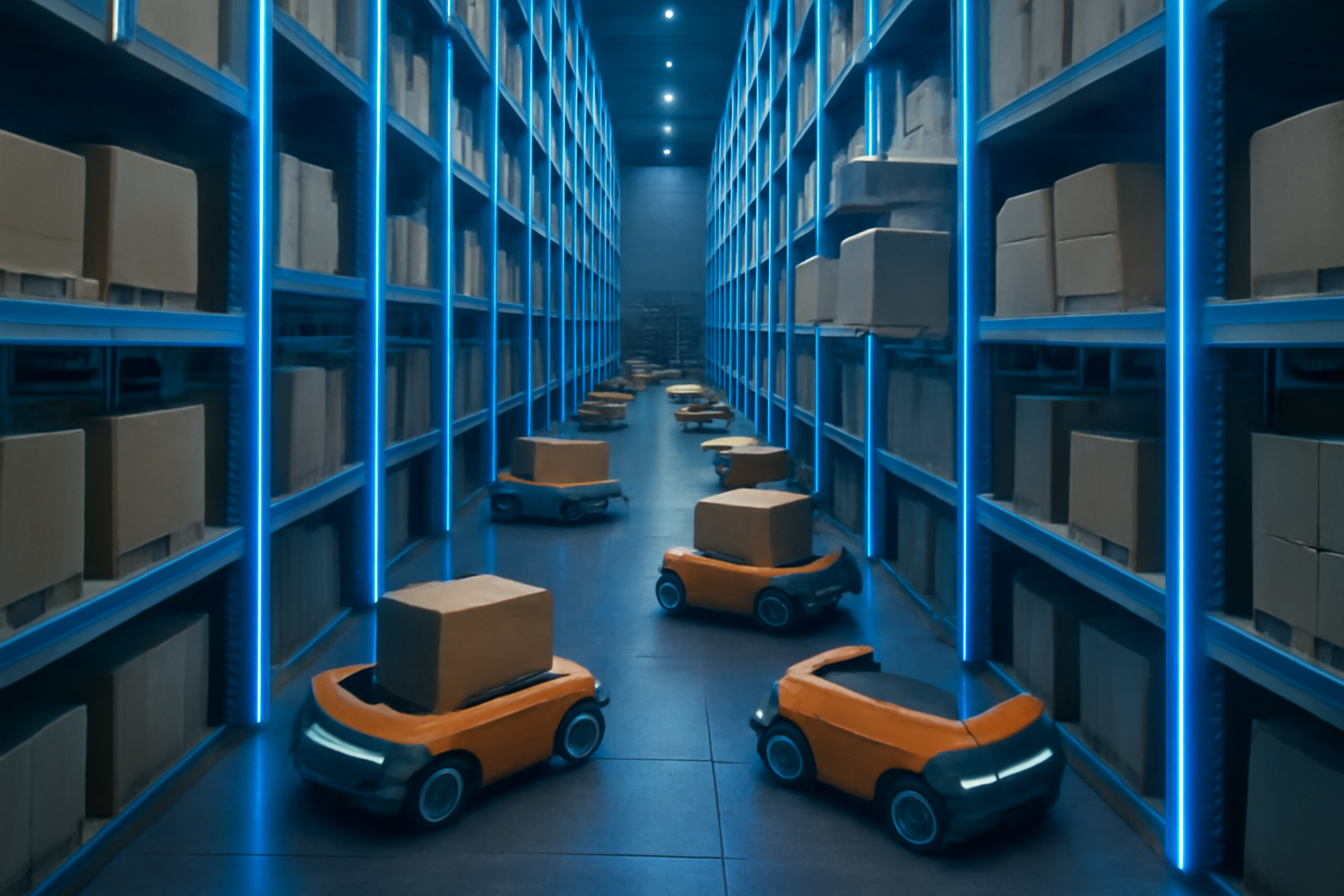 Efficient Maneuvering of AI Powered Robotic Pickers