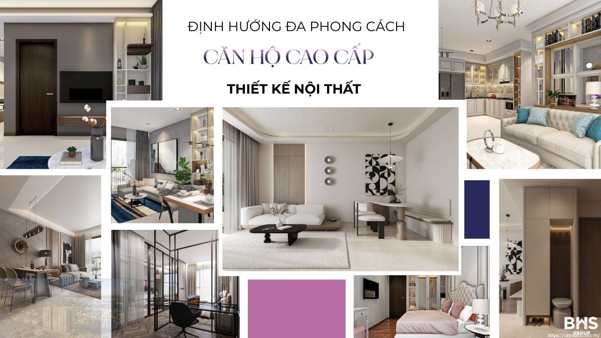 Căn hộ CityMark Residence với thiết kế hiện đại, chất liệu cao cấp