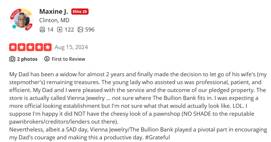 review 1 of The Bullion Bank