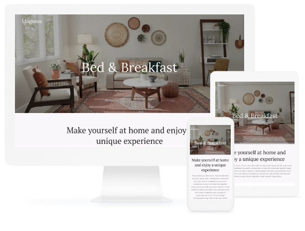 Accommodation Website Template