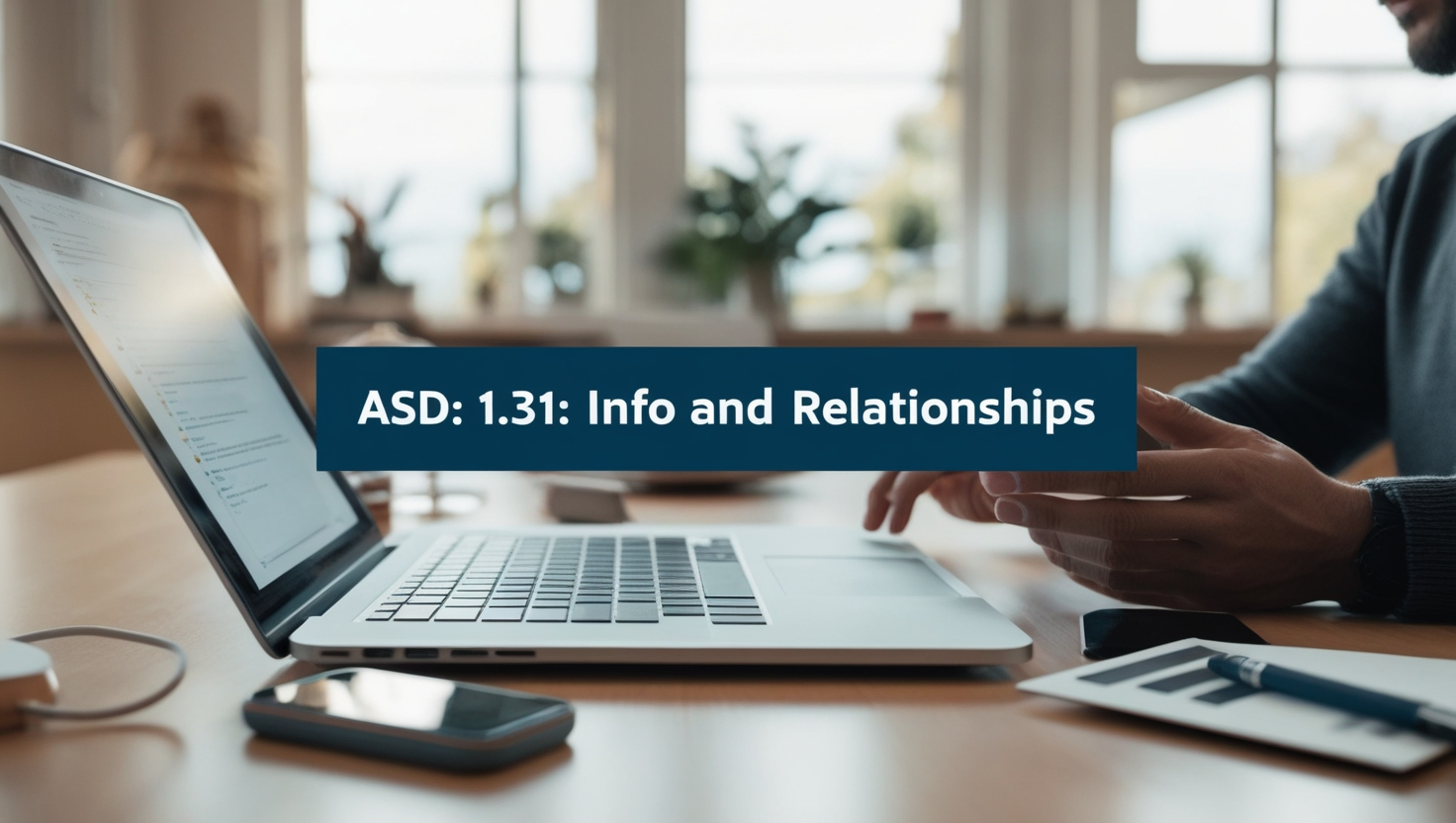 ASD A11y WCAG: 1.3.1 Info and Relationships