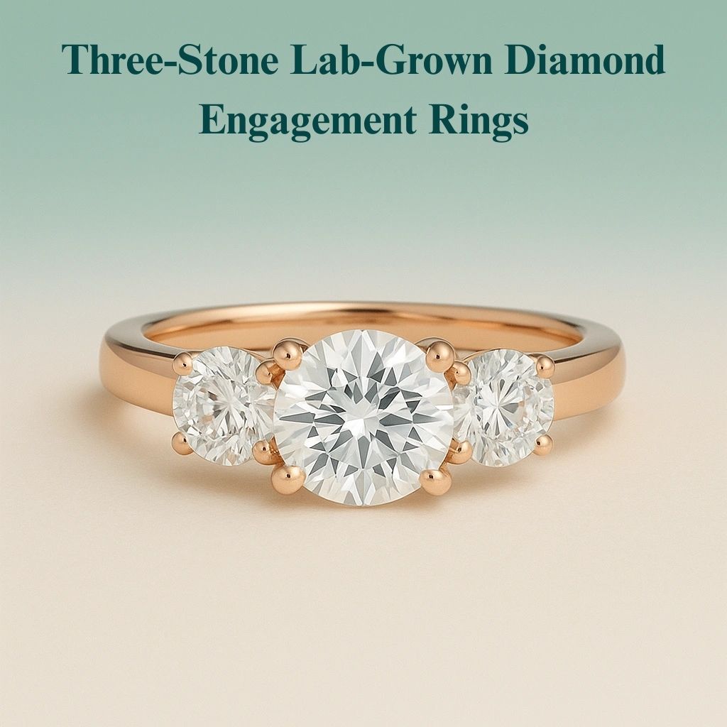 three-stone engagement rings