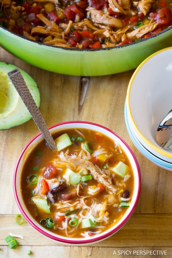 Chicken Fajita Soup