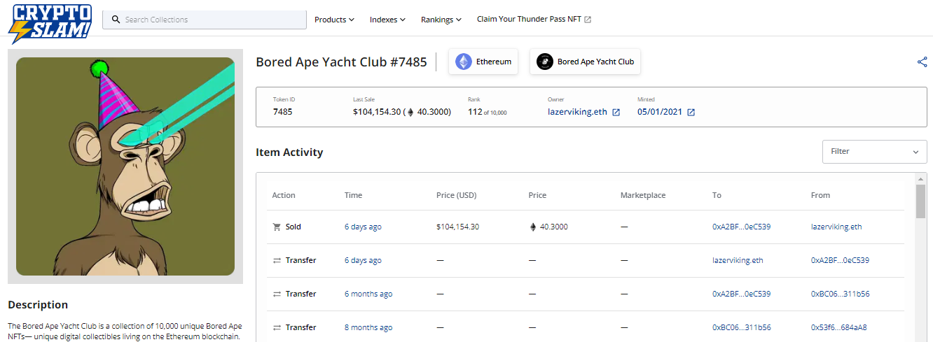 CRYPTONEWSBYTES.COM AD_4nXfu3XEK69WpZ_YYtADBfmUMgJhlQJh-5wDw56kkxOyoxn72krXJpy26FKKtRMnXsPHDtOF9coC6zrg4HcQRx_eOJY4GMFMsTqqPVdGFu1PXYFMRndndZiZAfthZV8IY9LOSlTVl_pKqW4FHYgTJ_tLAmuvz5OZA-ZZ1PpeAiw?key=wDFKKBzSTe1z1PO74bcQyQ Ranking the Top 5 Largest NFT Sales in the Past Week  