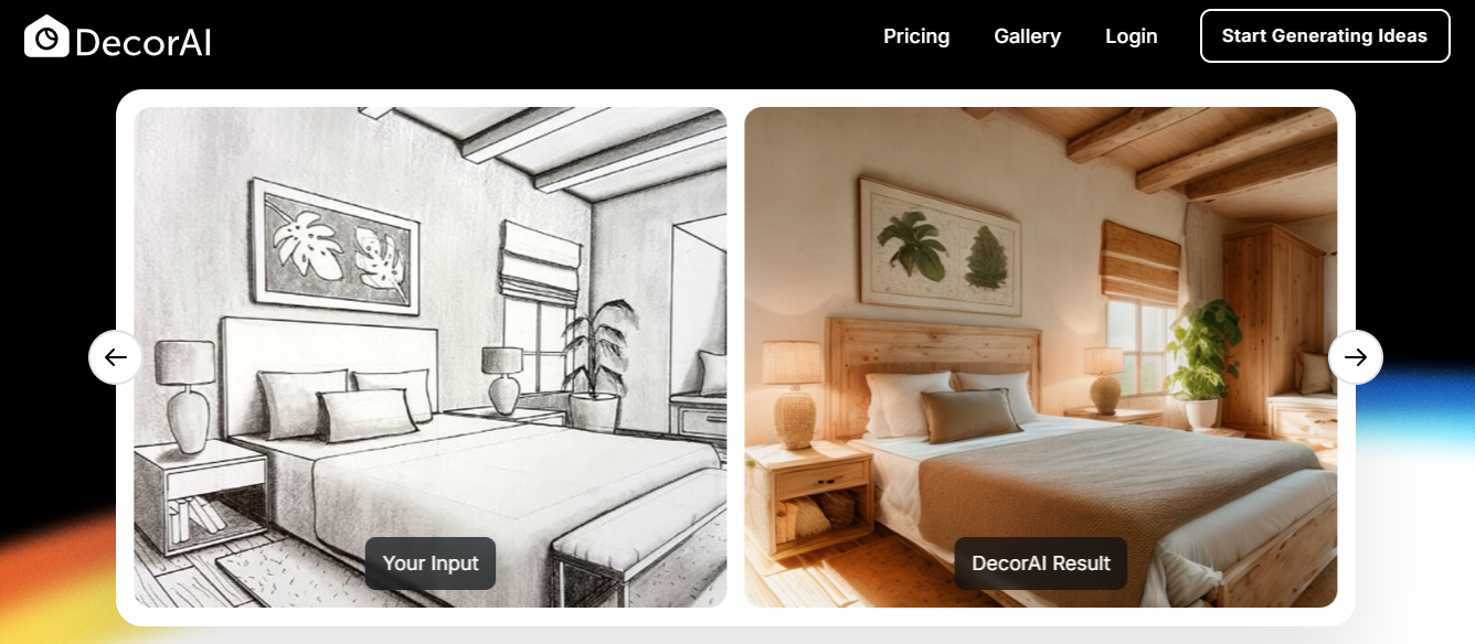 Best AI Tools in 2025 - Screenshot of Decor AI