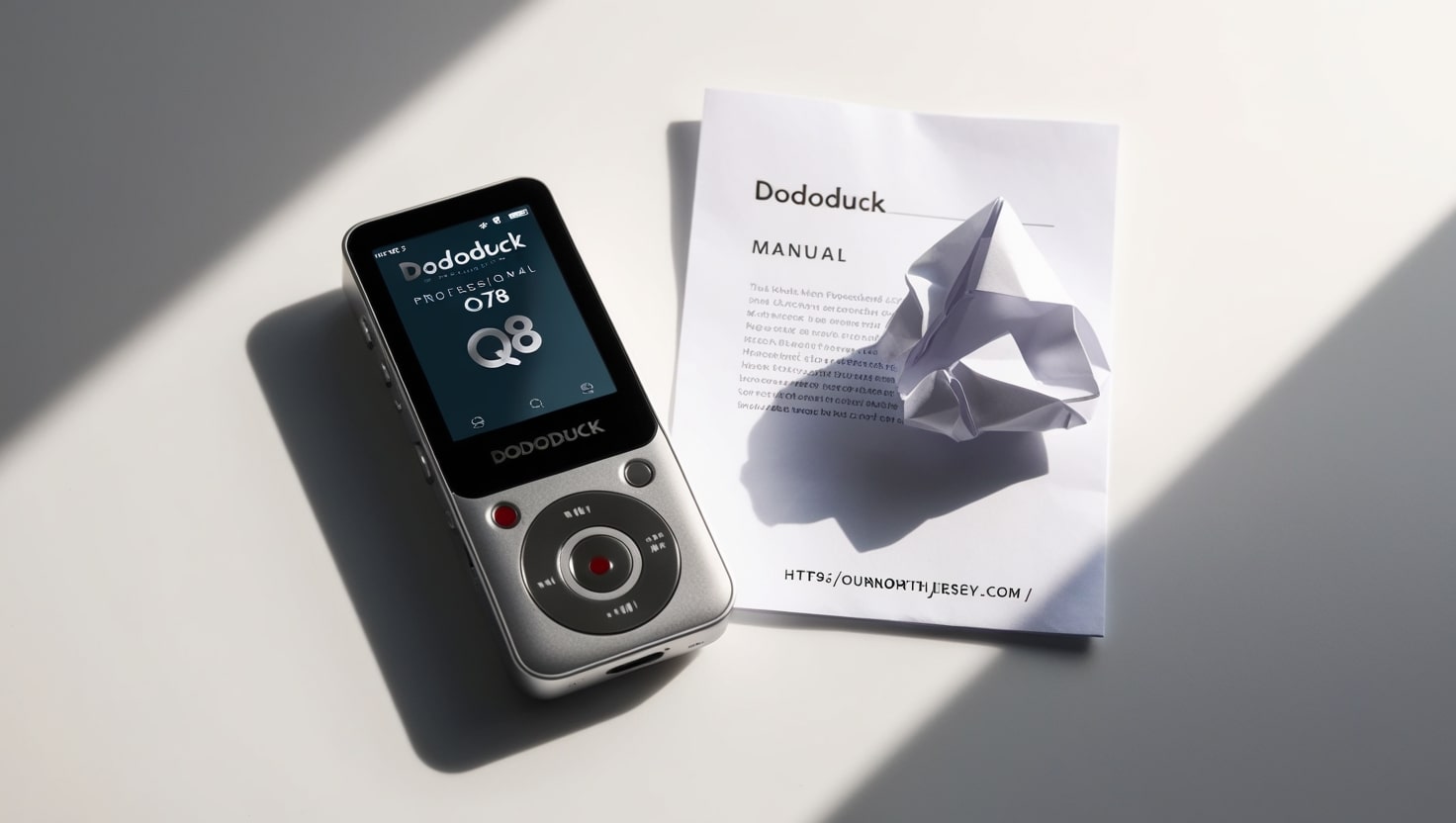 Dododuck Professional Q78 Digital Voice Recorder Manual PDF