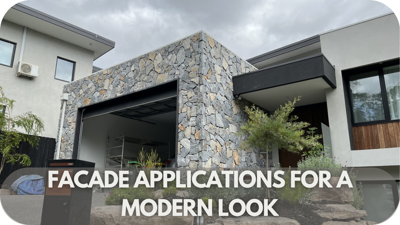 Enhance building exteriors with striking natural stone cladding for a bold, modern facade.