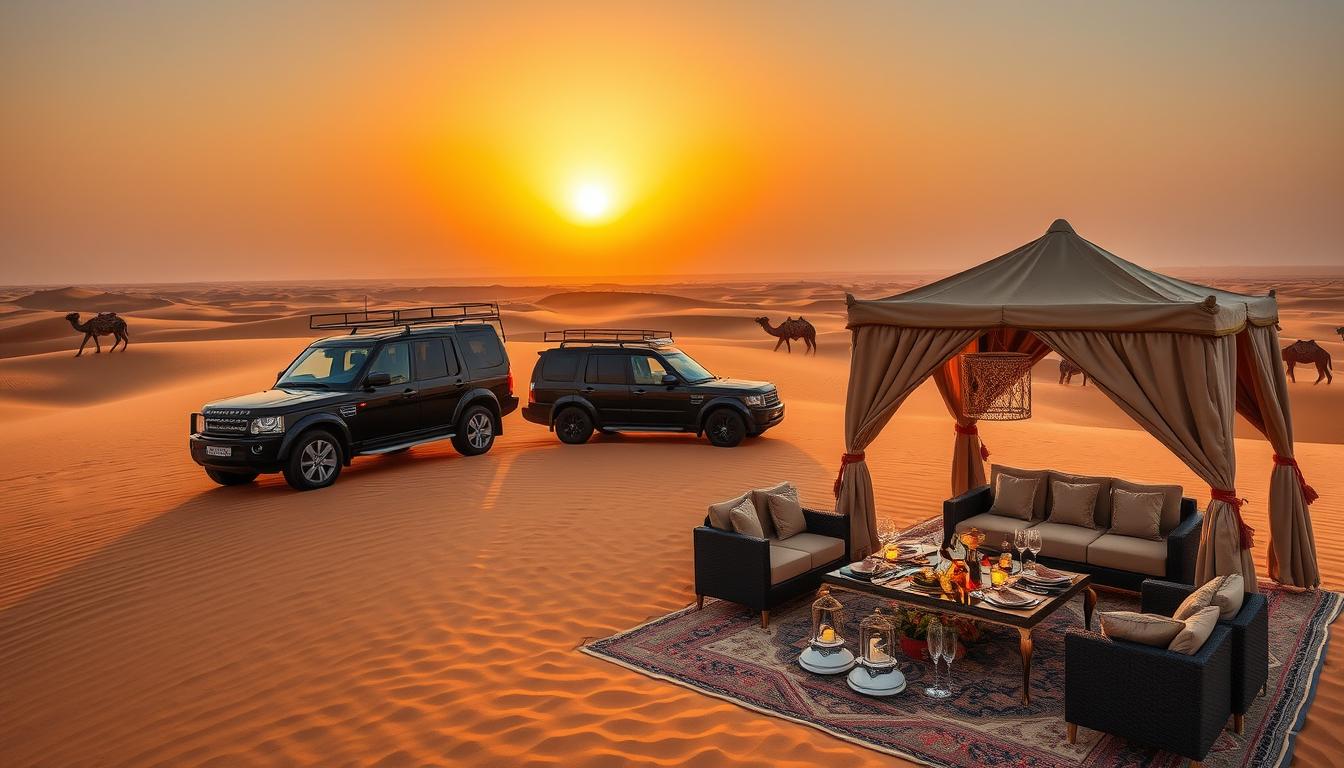 luxury desert safari dubai - premium experience