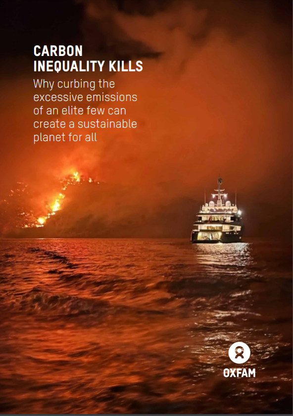 Carbon inequality kills report cover