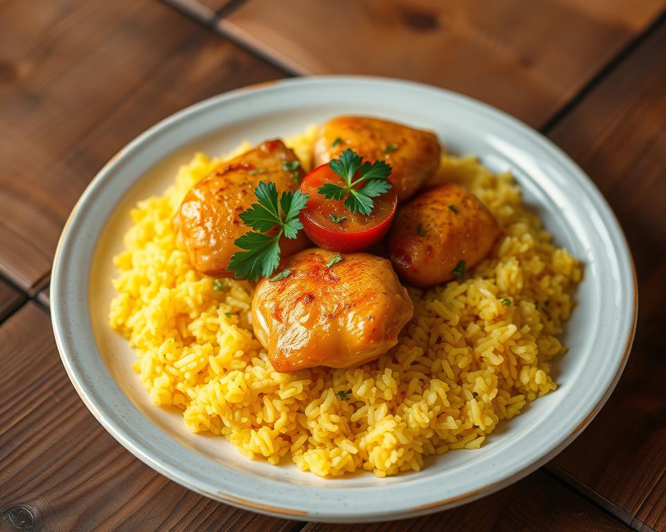 saffron chicken