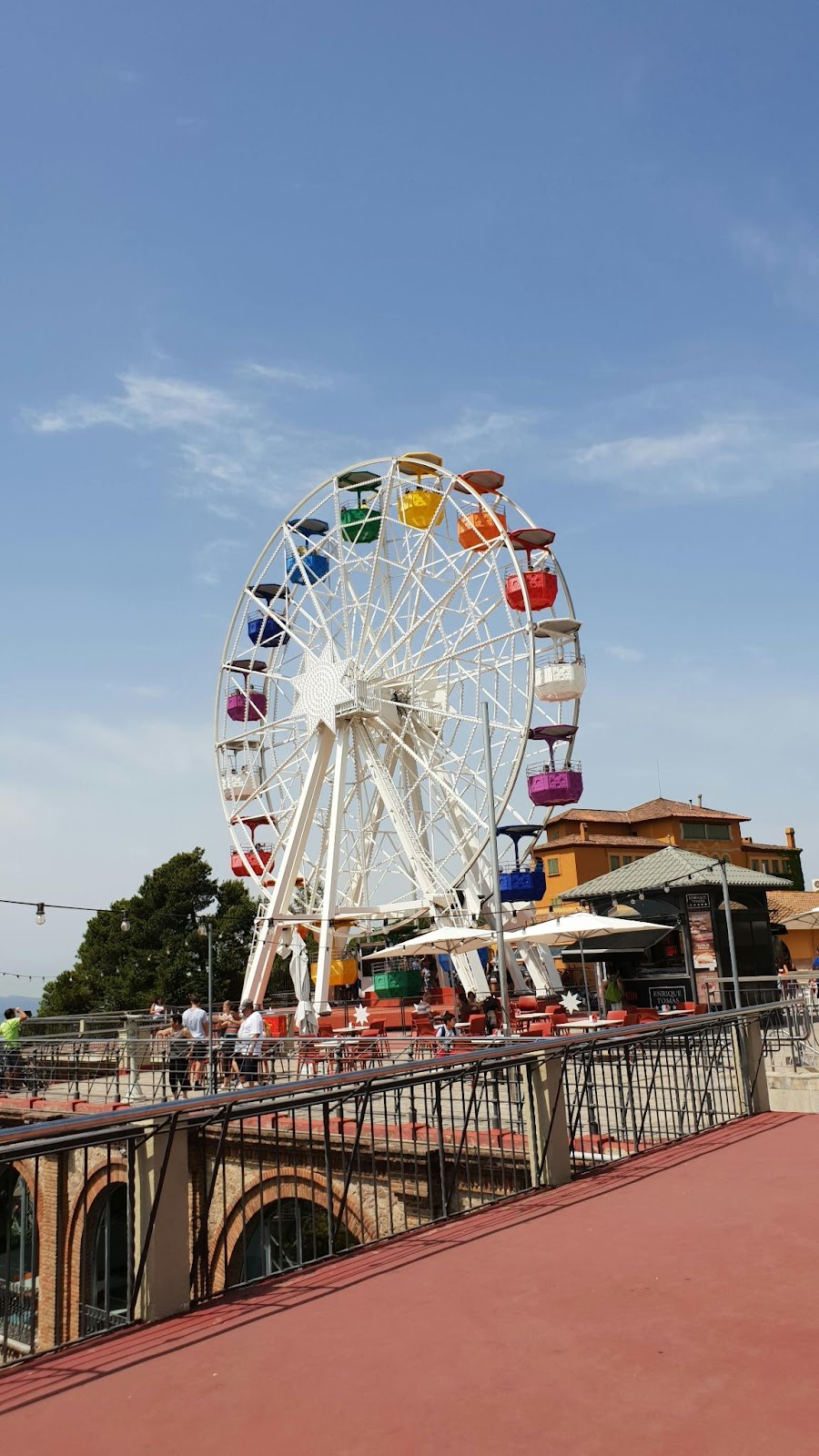 A Ferris wheel at Tibidabo Funicular