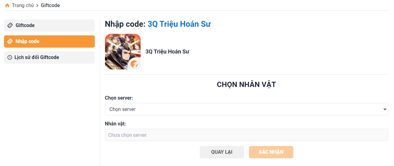 Full bộ code 3Q Triệu Hoán Sư mới nhất 2024 - Hướng dẫn cách nhập chi tiết