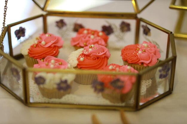 Monogrammed Wedding Cupcakes