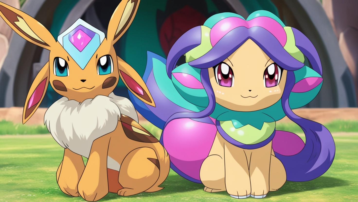 Miette's Shiny Sylveon and Shiny Sylveon Pokemon Sword