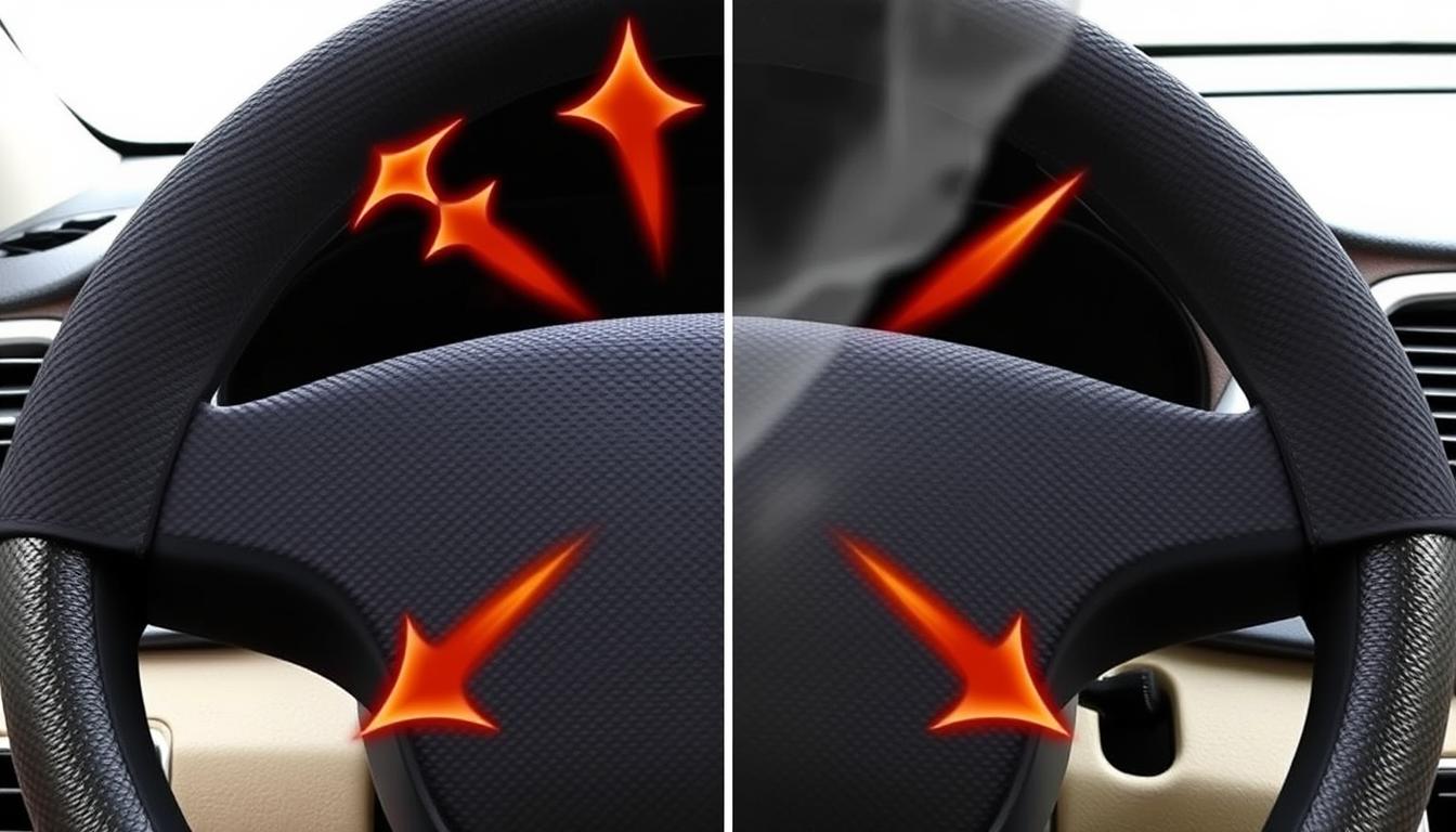 Valleycomfy Silicone Steering Wheel Cover for hot weather