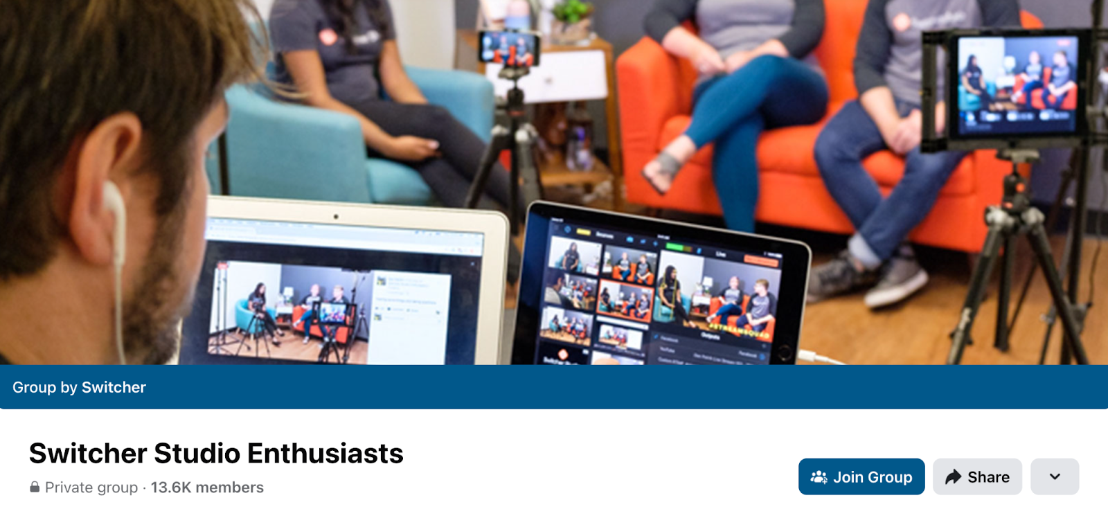 Join 14,000 people in Switcher’s Facebook enthusiast community 