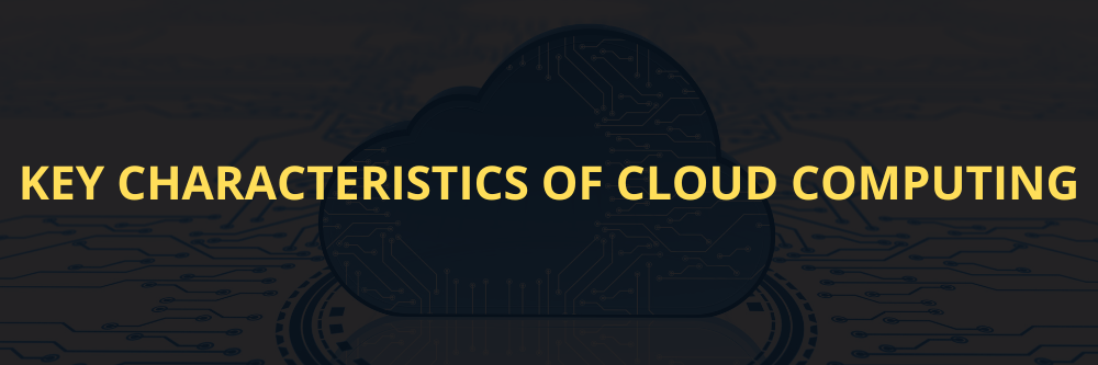 Key characteristics of Cloud Computing.