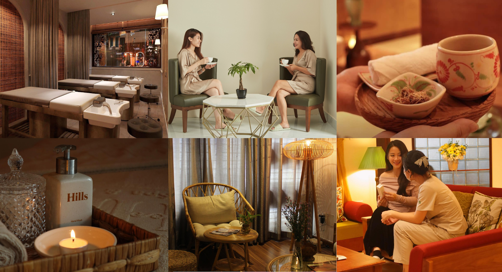Không gian tại Hills Spa & Beauty được thiết kế nhất quán, chỉn chu