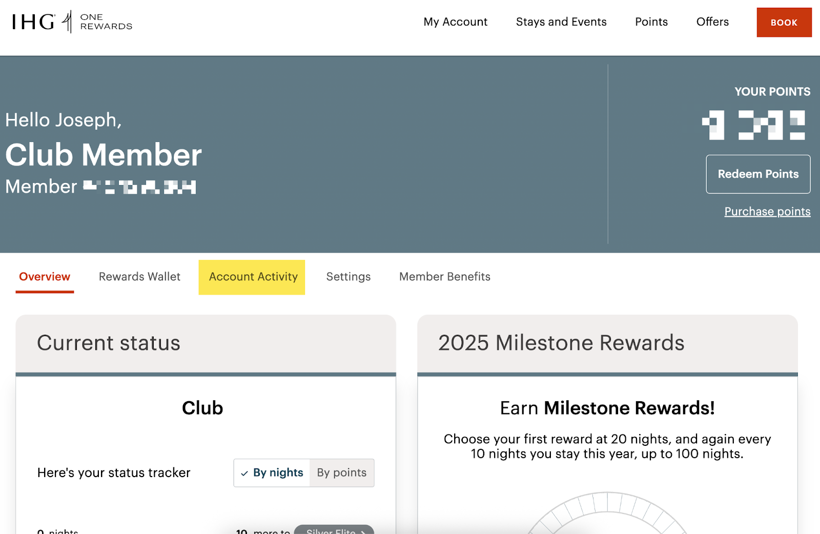 IHG rewards portal 