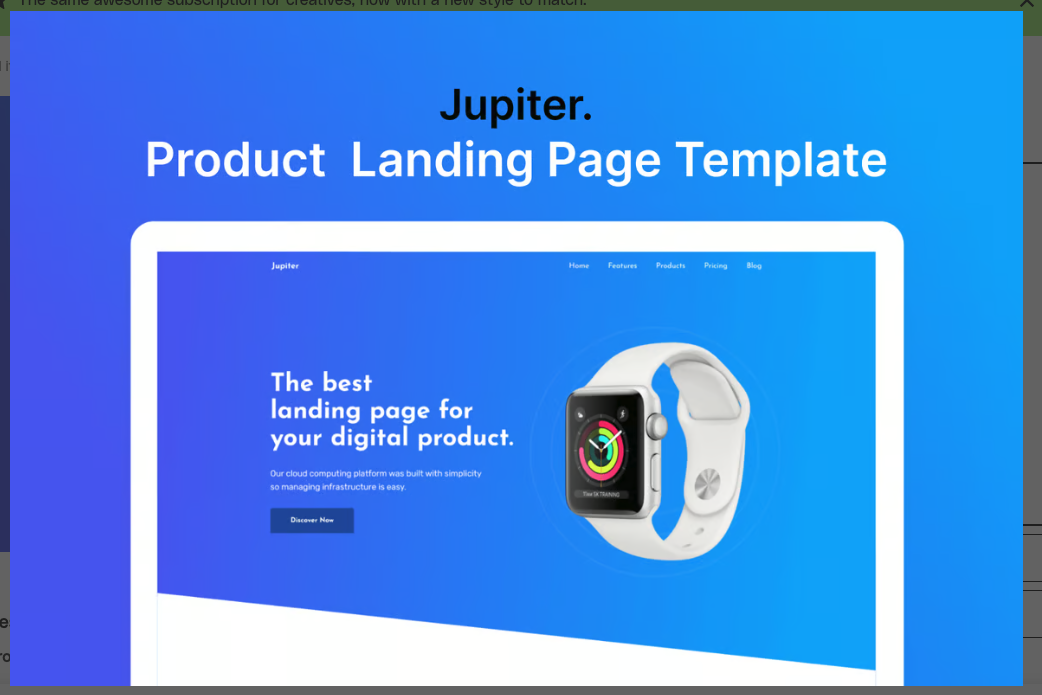 Contoh Template Landing Page Bisnis 2 - IDwebhost