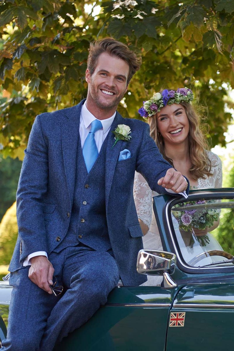 Tweed wedding suits 