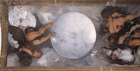 The painting ‘Jupiter, Neptune and Pluto’ was painted by Michelangelo in 1597. Photo: caravaggio.org