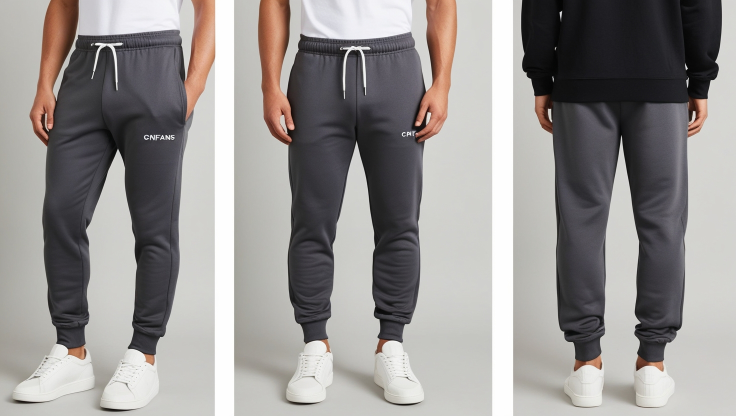 Grey Essentials Sweats on CNFans