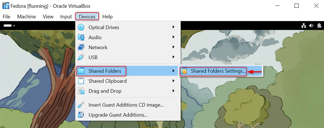Configure Shared Folders