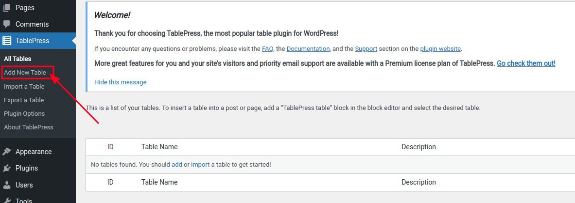 Membuat Tabel Responsif di WordPress dengan TablePress