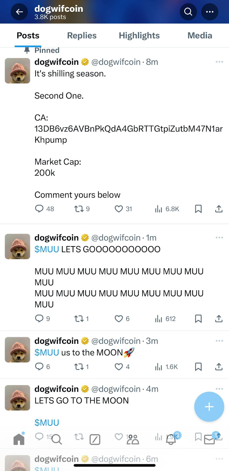 Dogwifhat’s X account hacked to promote meme coins: report - 2