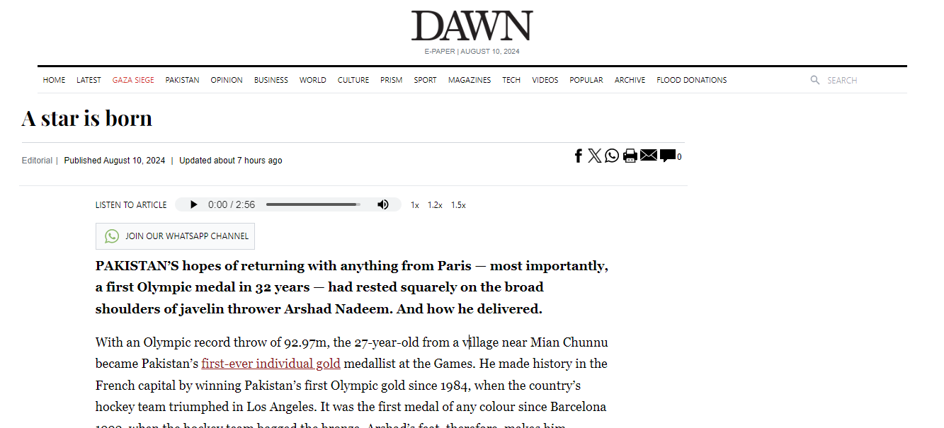 Feature Article Examples For Students from Dawn