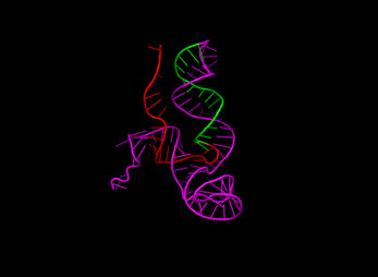 A dna structure on a black background

Description automatically generated