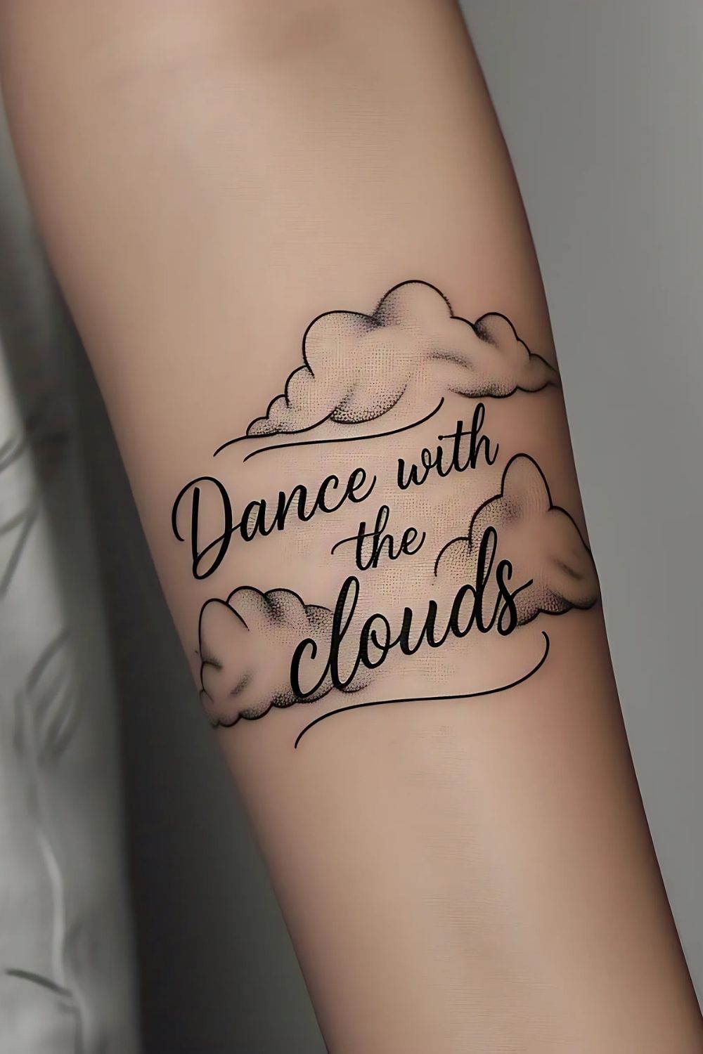 Clouds with Quotes Arm