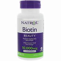 Natrol Biotin 10000 mcg, 100 Count - 100 Count - DailyNutriPlus LLC