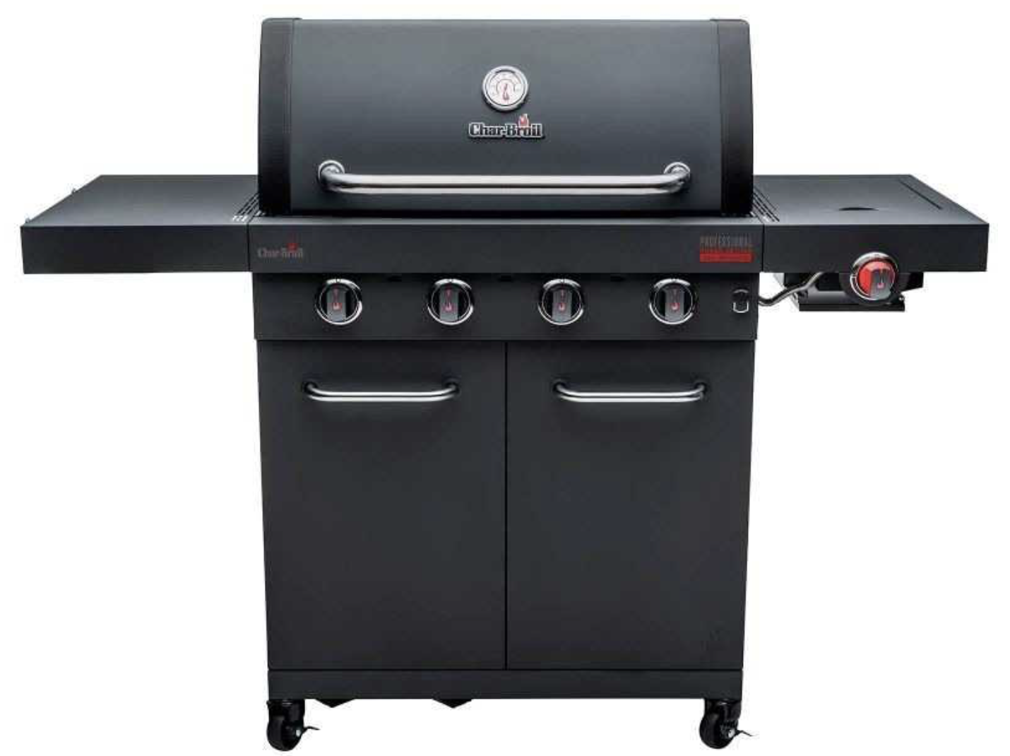 Gratar pe gaz Char-Broil Professional Power Edition 4, grile si plita din fonta, sear burner, TRU-Infrared 140985