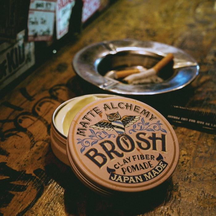 Brosh Pomade (ブロッシュポマード) Clay Fiber Pomade