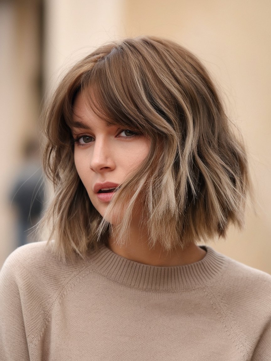 39. Soft Chin-Length Bob