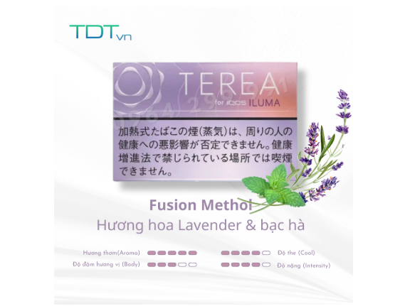 Terea Fusion Method Nhật – Đột phá mới của thuốc lá nung nóng