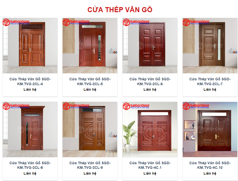 Chọn Cửa Thép Vân Gỗ Saigondoor, Bạn sẽ không phải hối tiếc!